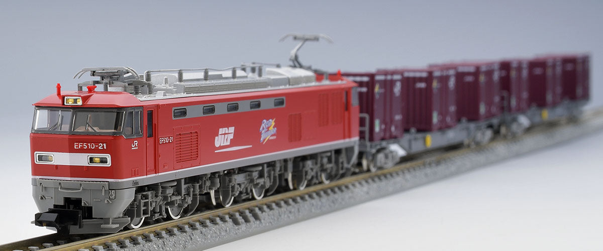 Tomix 98485 N EF510-0 Container Train Set, JR Freight (Standard DC)