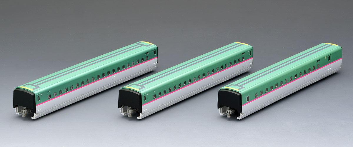 Tomix 98499 N E5 Series Tohoku/Hokkaido Shinkansen 3-Car Add-on Set B, JR East "Hayabusa" (Unpowered)