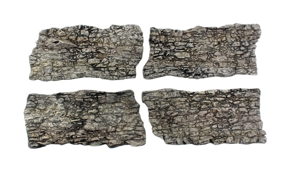 Woodland Scenics C1138 Ready Rocks, Rock Face 4pc