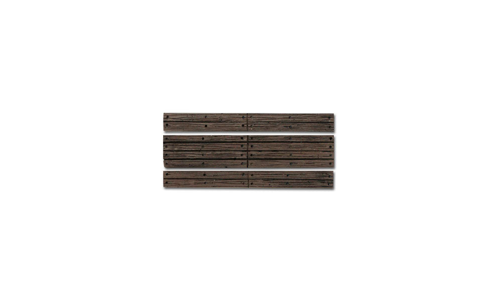 Woodland Scenics C1147 HO Grade Crossings, Wood Plank 2pk