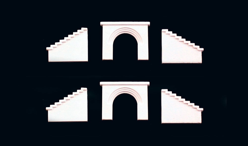 Woodland Scenics C1163 N Culverts, Masonry Arch 2pcs