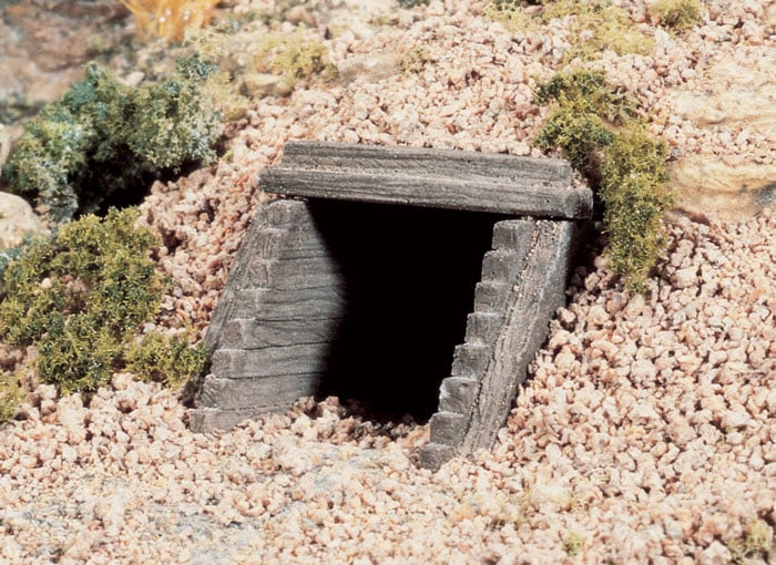 Woodland Scenics C1165 N Culverts, Timber 2pcs