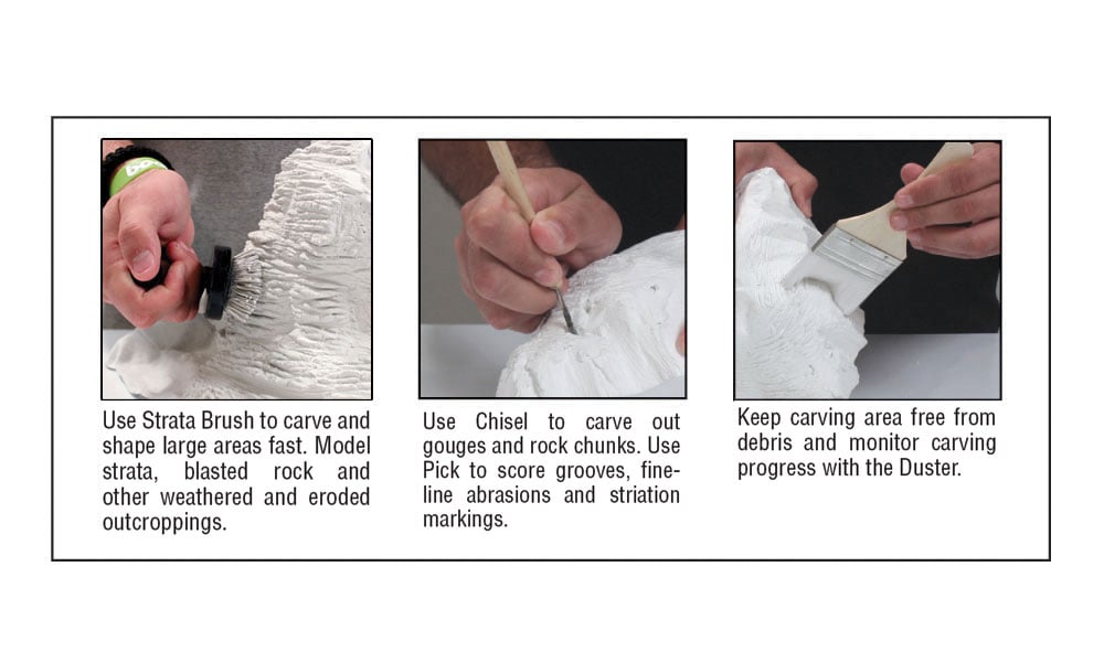 Woodland Scenics C1185 Easy Rock Carving Tools