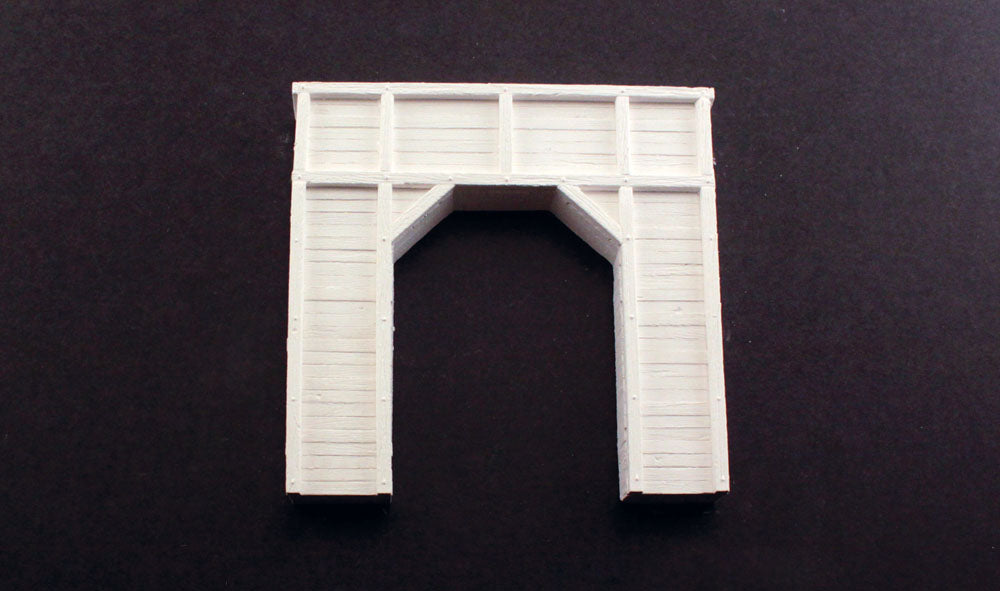 Woodland Scenics C1254 HO Tunnel Portal, Timber Single Track 1pc