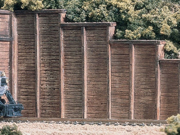 Woodland Scenics C1260 HO Retaining Walls, Timber 3pcs