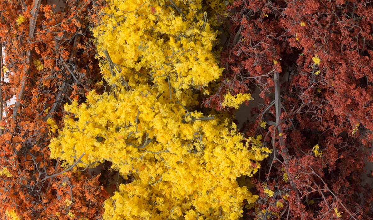 Woodland Scenics F1135 Fine-Leaf Foliage, Fall Mix 75 in³