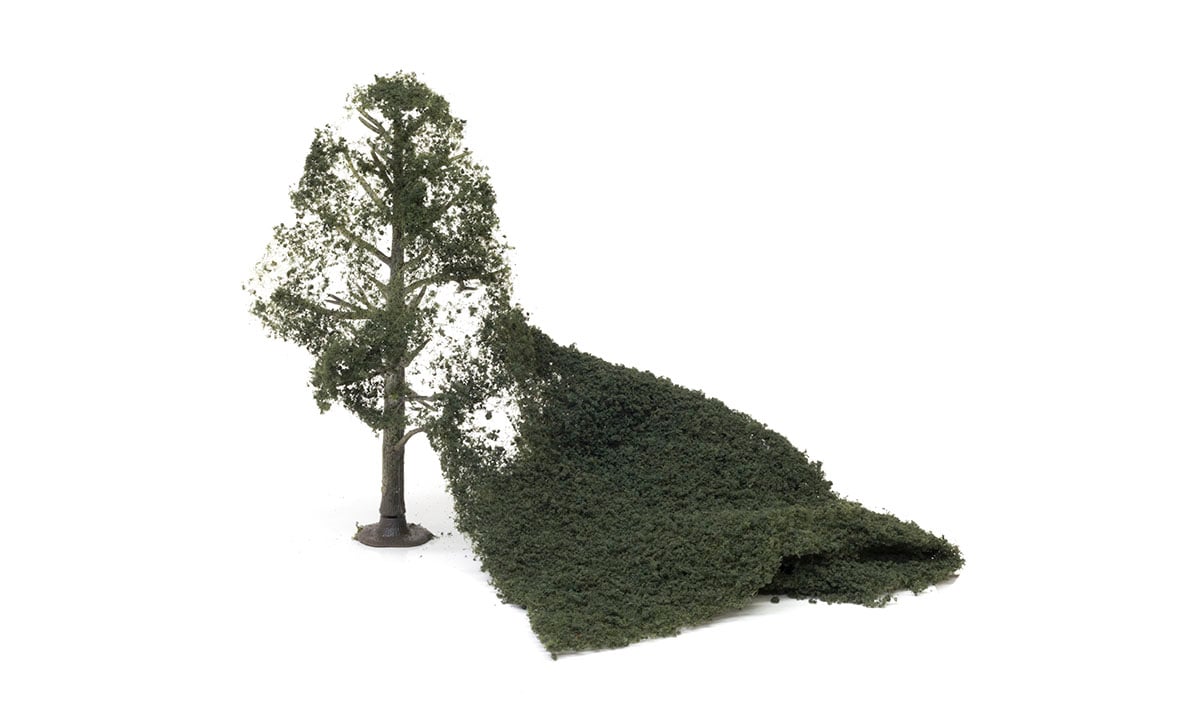 Woodland Scenics F54 Foliage, Conifer Green 72 in²