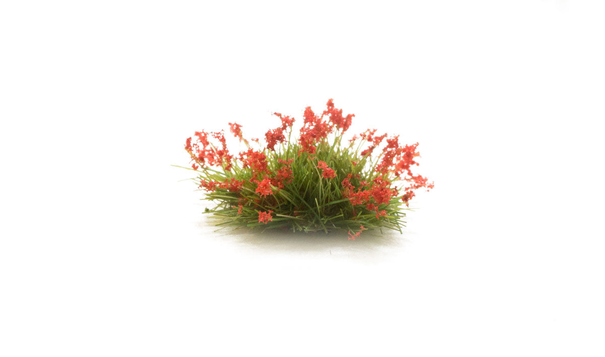 Woodland Scenics FS773 Peel 'n' Place® Tufts, Red Flowering Tufts