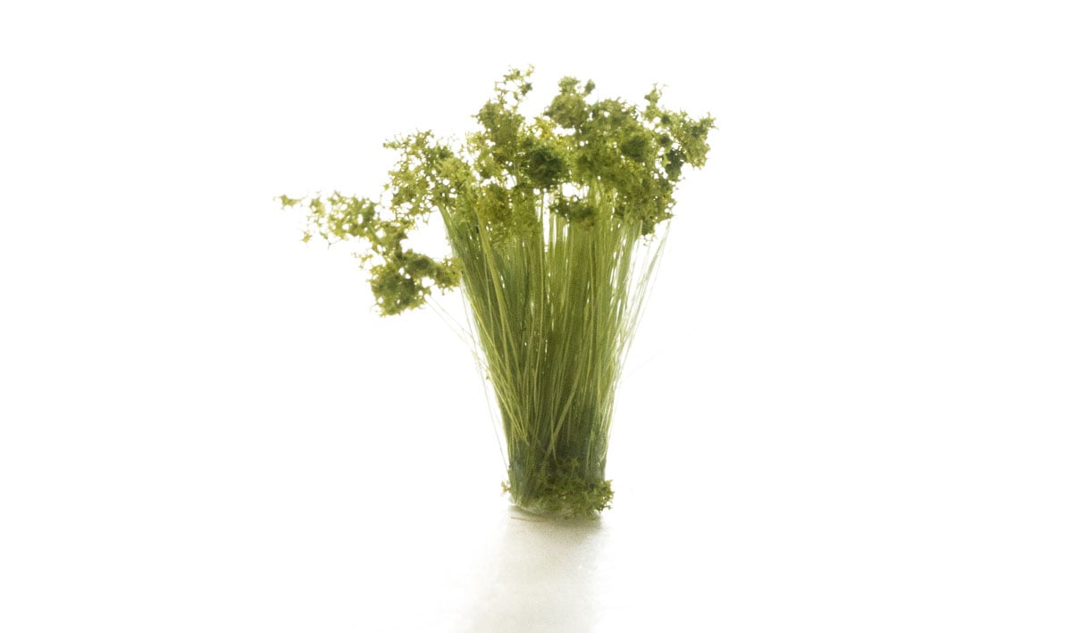 Woodland Scenics FS777 Peel 'n' Place® Tufts, Medium Green Prairie Grass