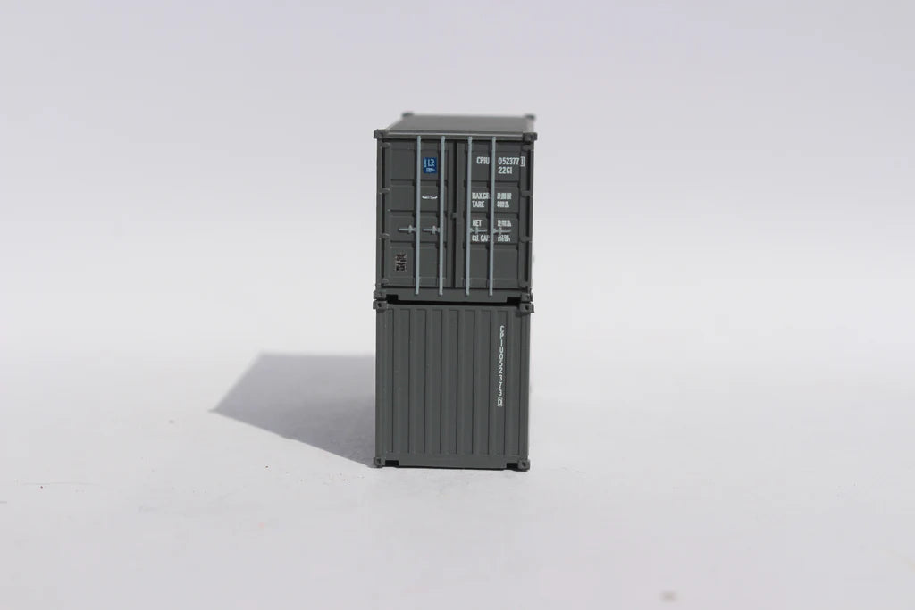 Jacksonville Terminal Company 205432 N 20' Corrugated-Side Container w/ Magnetic System, CPI 2pk