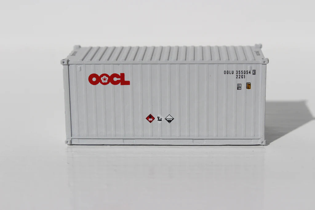 Jacksonville Terminal Company 205308 N 20' Corrugated-Side Container w/ Magnetic System, OOCL 2pk