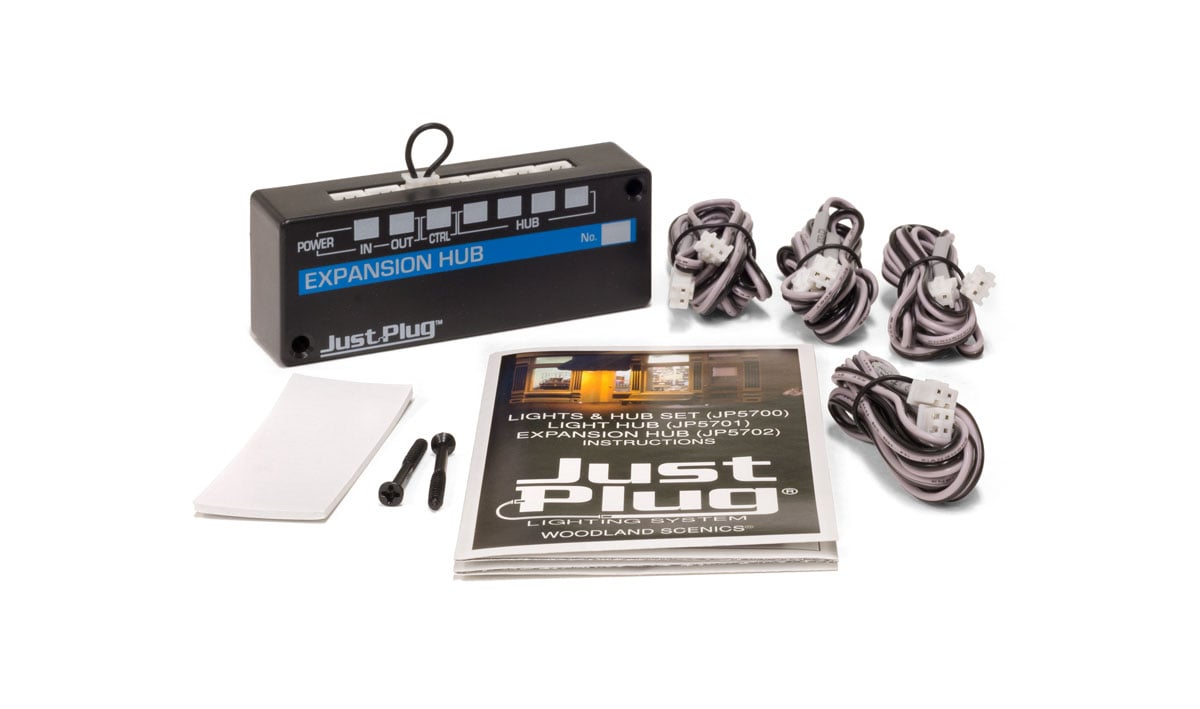 Woodland Scenics JP5702 Just Plug® Lighting System Expansion Hub