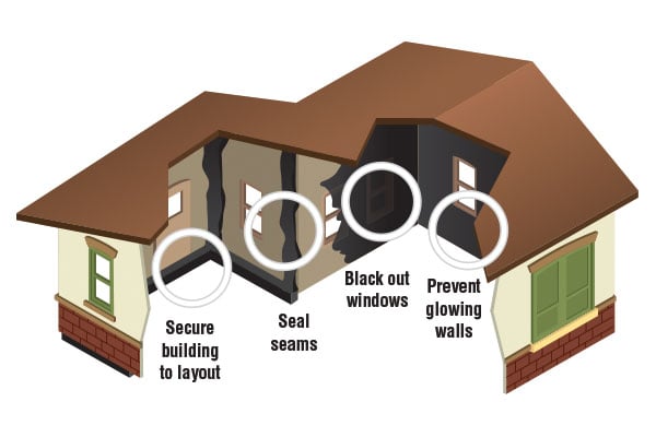 Woodland Scenics JP5716 Just Plug® Lighting System Light Block Kit