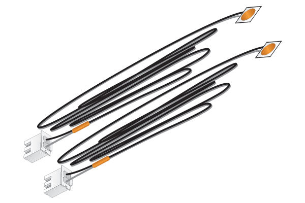Woodland Scenics JP5736 Just Plug® Lighting System Orange LED Stick-On Lights, 2pk