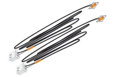 Woodland Scenics JP5736 Just Plug® Lighting System Orange LED Stick-On Lights, 2pk