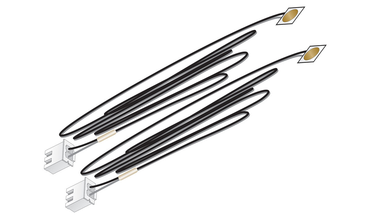 Woodland Scenics JP5740 Just Plug® Lighting System Warm White LED Stick-On Lights, 2pk
