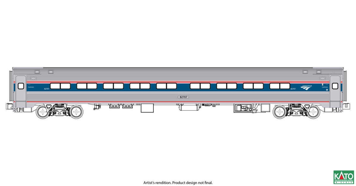 Kato 106-105 N Amfleet I Coach 7 Car Set All Phases (Limited Edition)