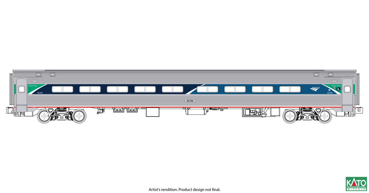 Kato 106-105 N Amfleet I Coach 7 Car Set All Phases (Limited Edition)