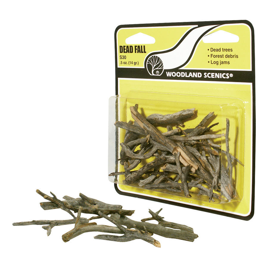 Woodland Scenics S30 Dead Fall, 0.5oz