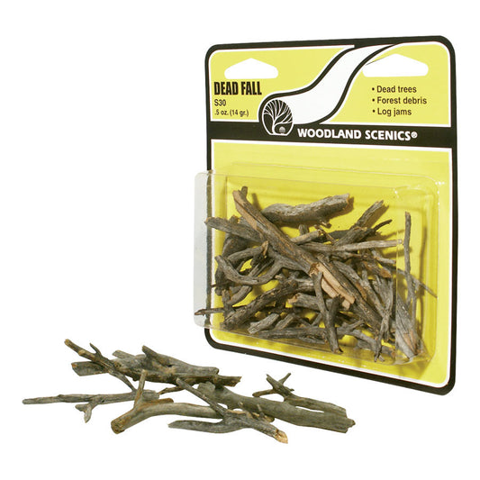 Woodland Scenics S30 Dead Fall, 0.5oz
