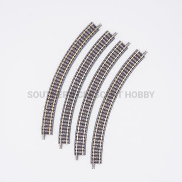 Tomix 1855 N Fine Track Curved Segment C243-45 (F) - 243mm (9-9/16") Radius 45 Degree, 4-Pack