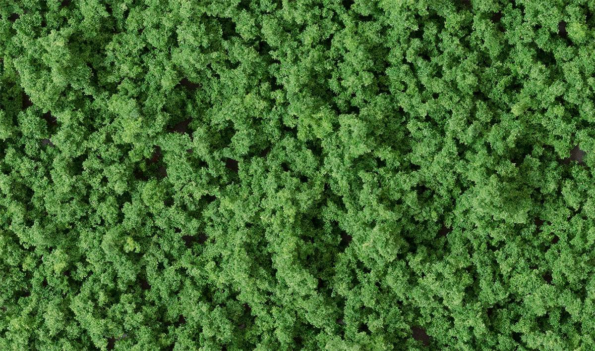 Woodland Scenics FC136 Underbrush, Medium Green 21.6 in³ Bag