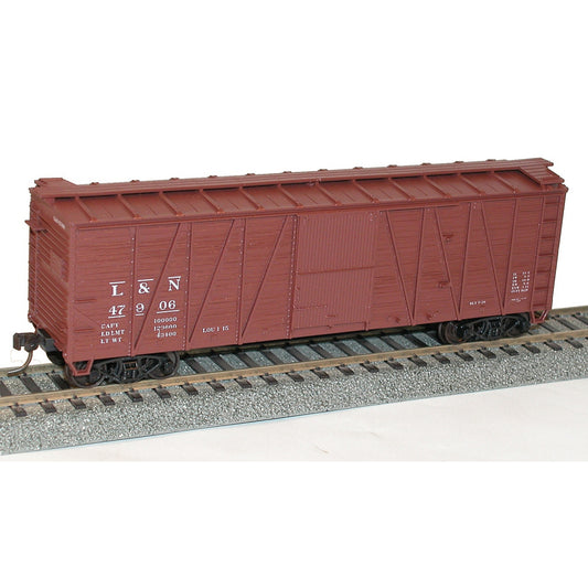 Accurail 4325 HO 40' Single Sheath Wood Box Car Kit, Louisville & Nashville #47906