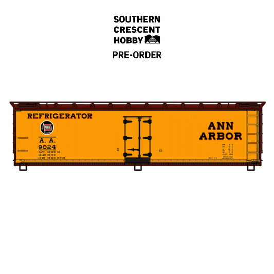 [PREORDER] Accurail 4860 HO 40' Wood Reefer Car Kit, Ann Arbor #3024