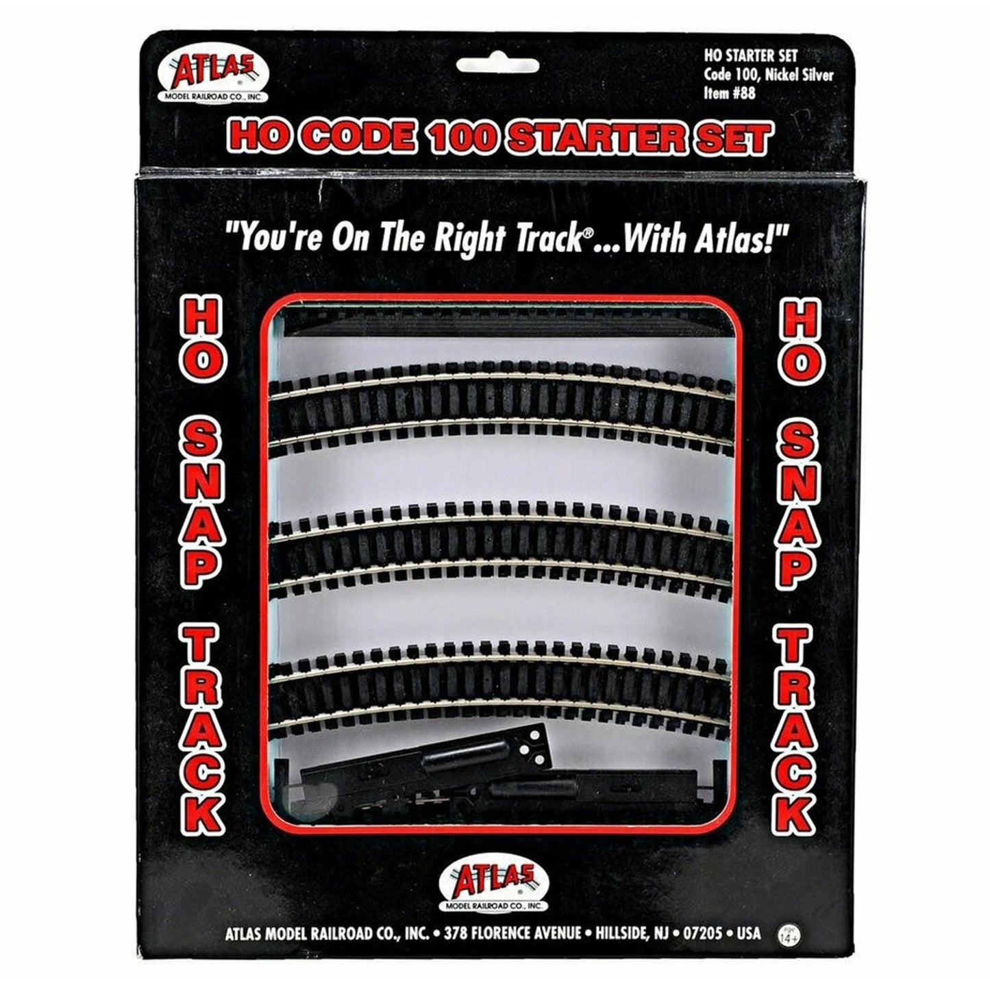 Atlas HO 88 Code 100 Track Starter Set