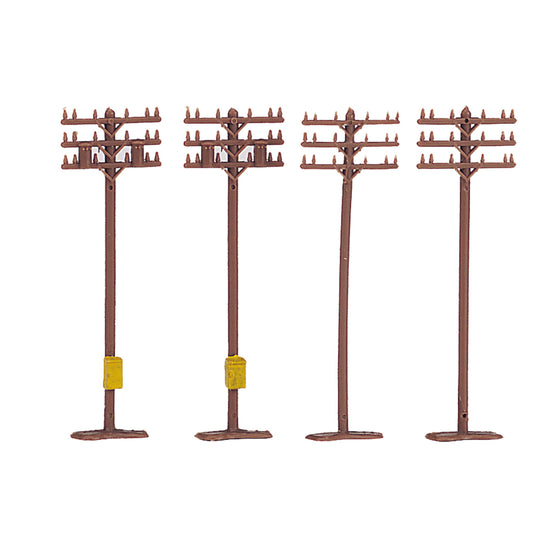 Bachmann 42506 N Telephone Poles, 12pcs