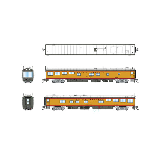 [PREORDER] Broadway Limited 10501 N Union Pacific Track Inspection Car "Fox River", 2006-Present Appearance