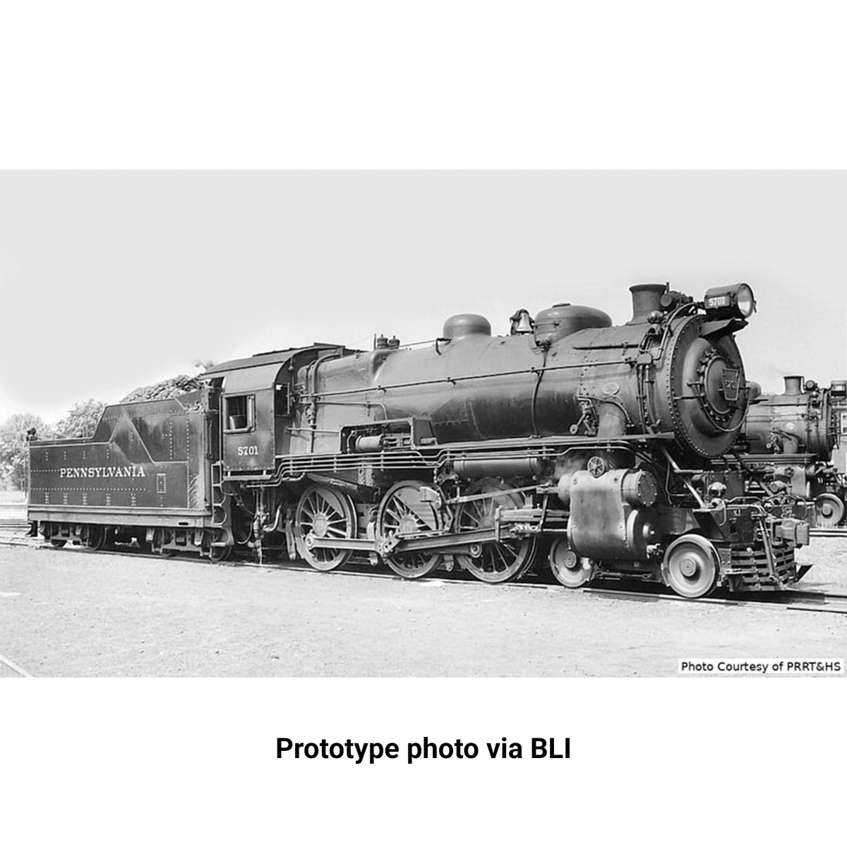 [PREORDER] Broadway Limited 10627 HO PRR G5 4-6-0 #1648, Post-1940 Appearance w/70P82a Tender (No Sound, DCC-Ready DC)