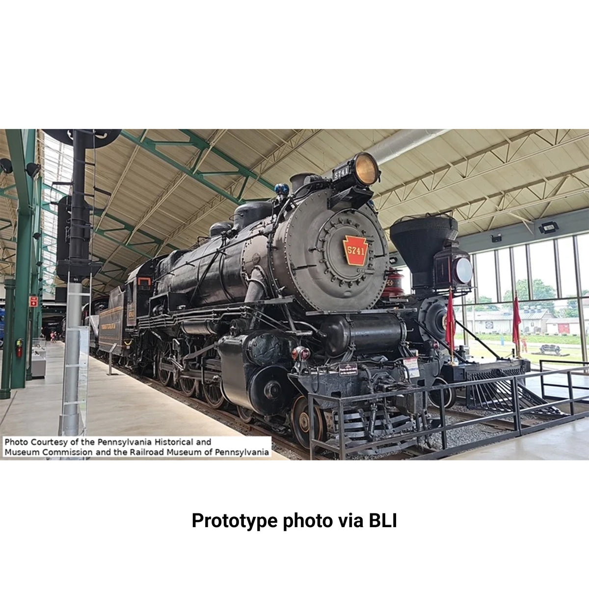 [PREORDER] Broadway Limited 10633 HO PRR G5 4-6-0 #5741, As Appears Today w/70P82a Tender (No Sound, DCC-Ready DC)