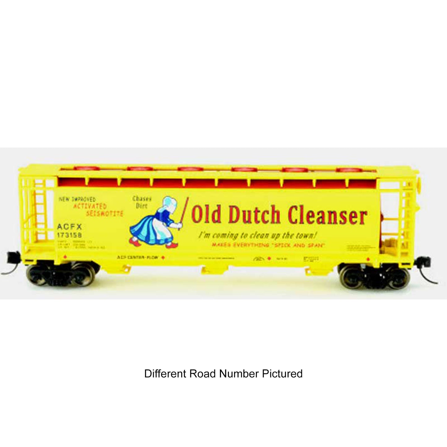 Bowser 38157 N Cylindrical Hopper Car, Old Dutch Cleanser #173165