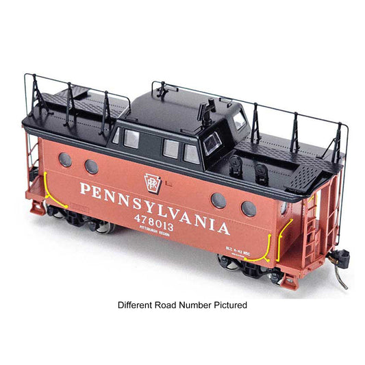 Bowser 43401 HO N5C Caboose, Pennsylvania #478016 (Shadow Keystone Pittsburgh Reg. with Trainphone)