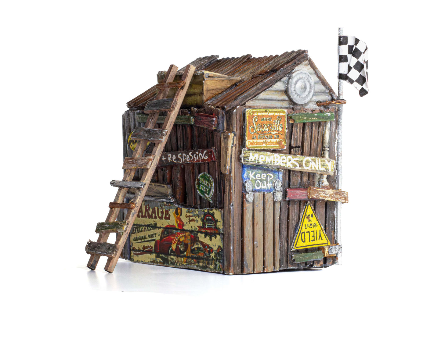 Woodland Scenics Landmark Structures BR5072 HO Kids Clubhouse - Assembled