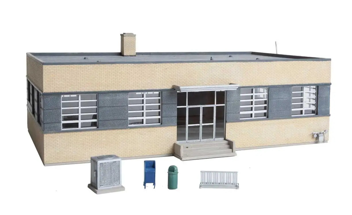 Walthers Cornerstone 933-4200 HO Brick Post Office Kit