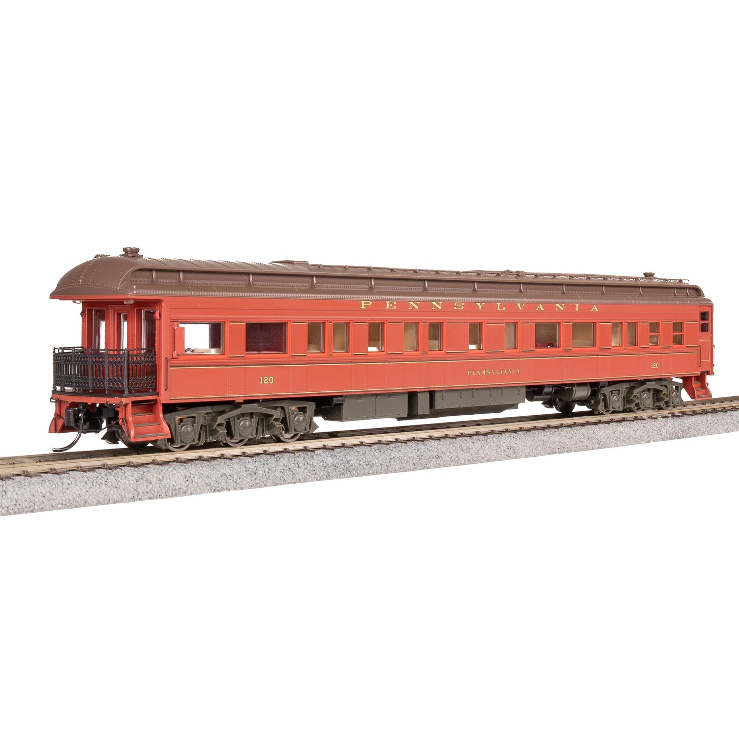 Broadway Limited Imports 8975 HO Z74D Business Car, PRR 120 "Pennsylvania", Mid 1930's