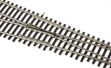 Walthers Track 948-83017 HO DCC-Friendly #6 Left Hand Turnout, Code 83 Nickel Silver