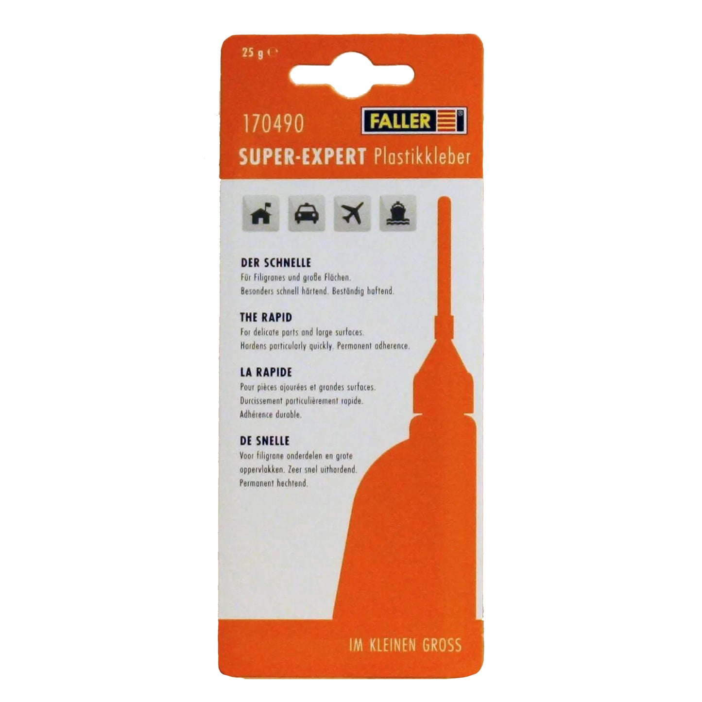 Faller 170490 Super-Expert Liquid Plastic Cement, 25g