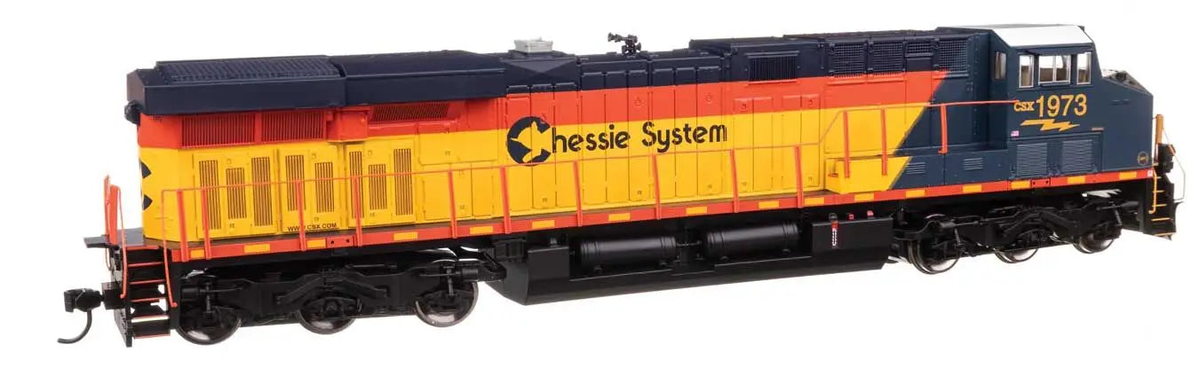 WalthersMainline 910-20228 HO GE ES44AC GEVO, CSX Chessie System Heritage Scheme #1973 (DCC ESU LokSound)