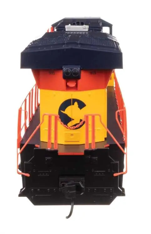 WalthersMainline 910-20228 HO GE ES44AC GEVO, CSX Chessie System Heritage Scheme #1973 (DCC ESU LokSound)