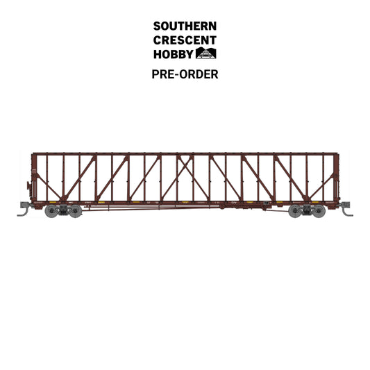 [PREORDER] Jackson Railcar 601054 N 73' Centerbeam Flatcar, Canadian National (WC) 37998