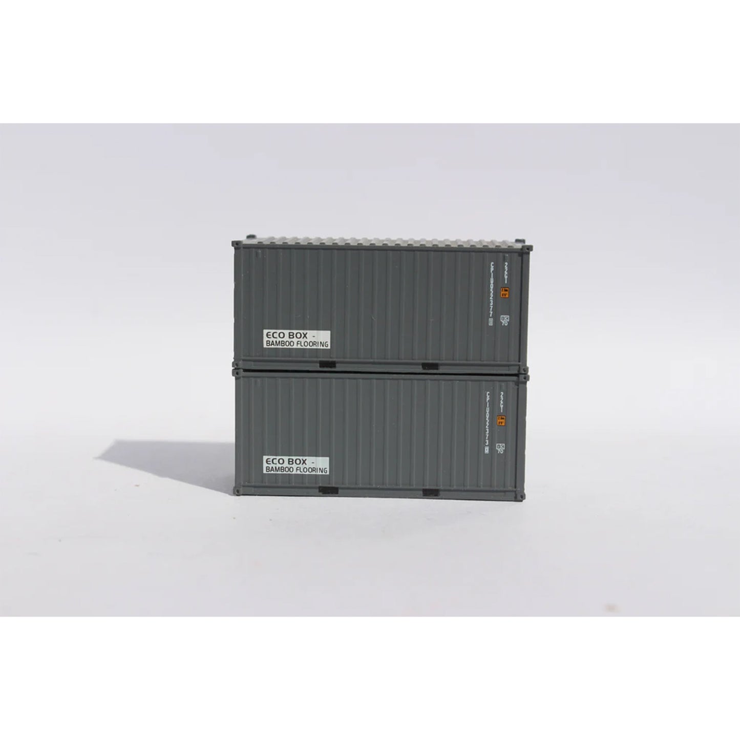 Jacksonville Terminal Company 205432 N 20' Corrugated-Side Container w/ Magnetic System, CPI 2pk