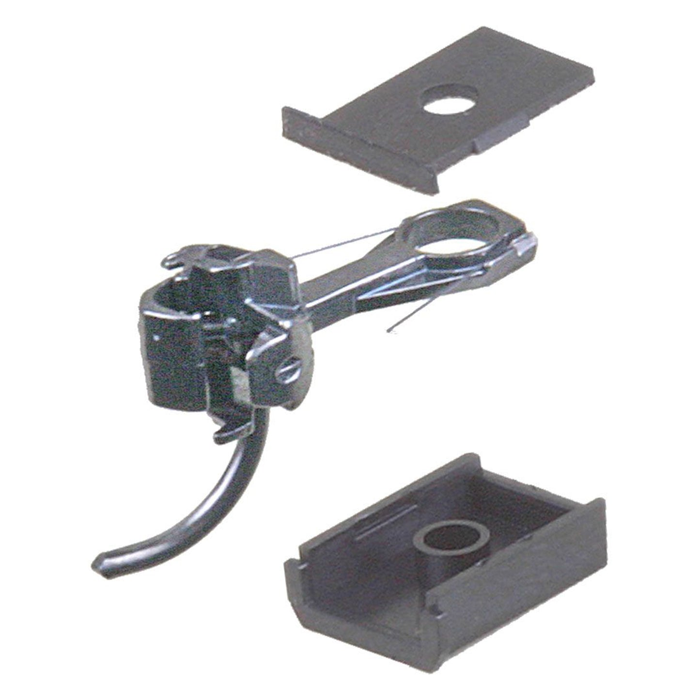 Kadee #118 HO SF Shelf Whisker® Metal Couplers - Medium (9/32") Centerset Shank, 2 Pair