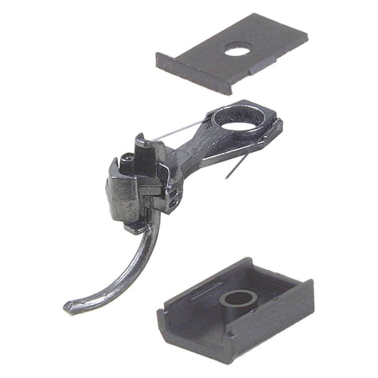 Kadee #119 HO SE Shelf Whisker® Metal Couplers with Gearboxes - Medium (9/32") Centerset Shank, 2 Pair