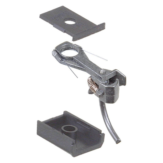 Kadee #145 HO 140-Series Whisker® Metal Couplers with Gearboxes - Short (1/4") Overset Shank, 2 Pair