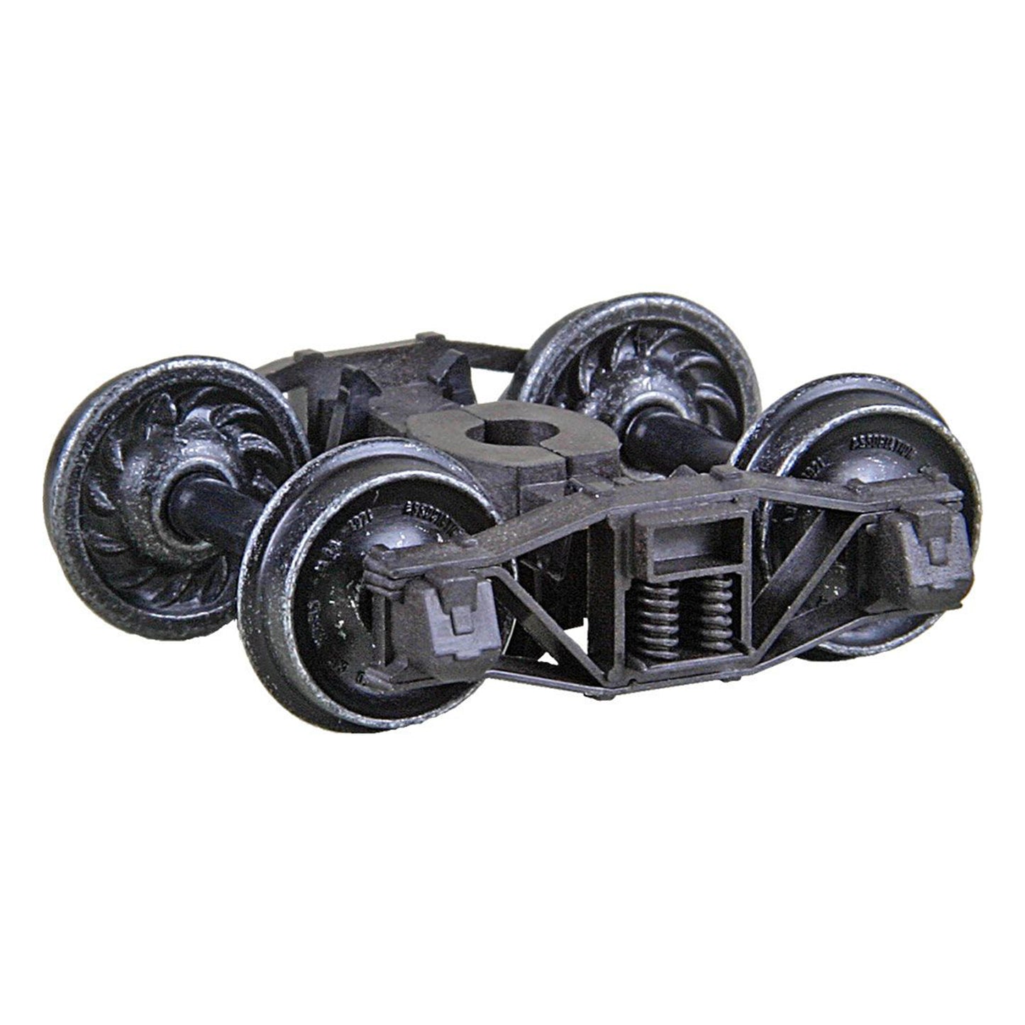 Kadee #1561 HO Arch Bar Self Centering Trucks with 33" Ribbed Back Code 88 Semi-Scale Wheels - HGC, 1 Pair