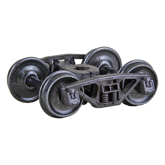 Kadee #1564 HO Bettendorf 50-Ton Self Centering Trucks with 33" Smooth Back Code 88 Semi-Scale Wheels - HGC, 1 Pair