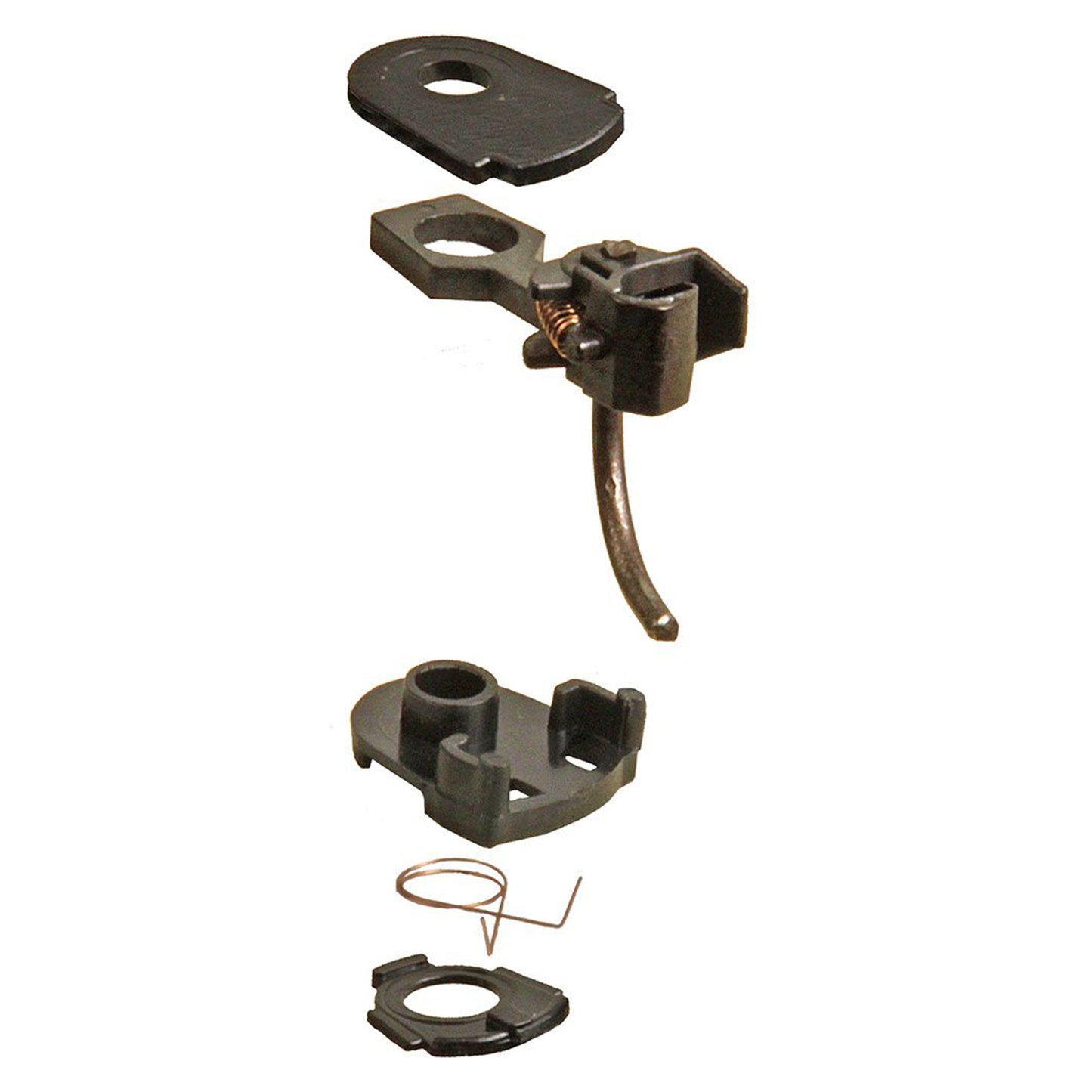 Kadee #34 HO 30-Series Plastic Couplers with Gearboxes - Short (1/4") Underset Shank, 2 Pair